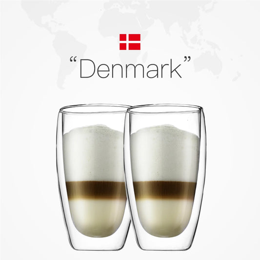 Kit 2 Copos Térmicos Egg Shape Águia 450ml - Parede Dupla a Vácuo para Cerveja, Café e Drinks