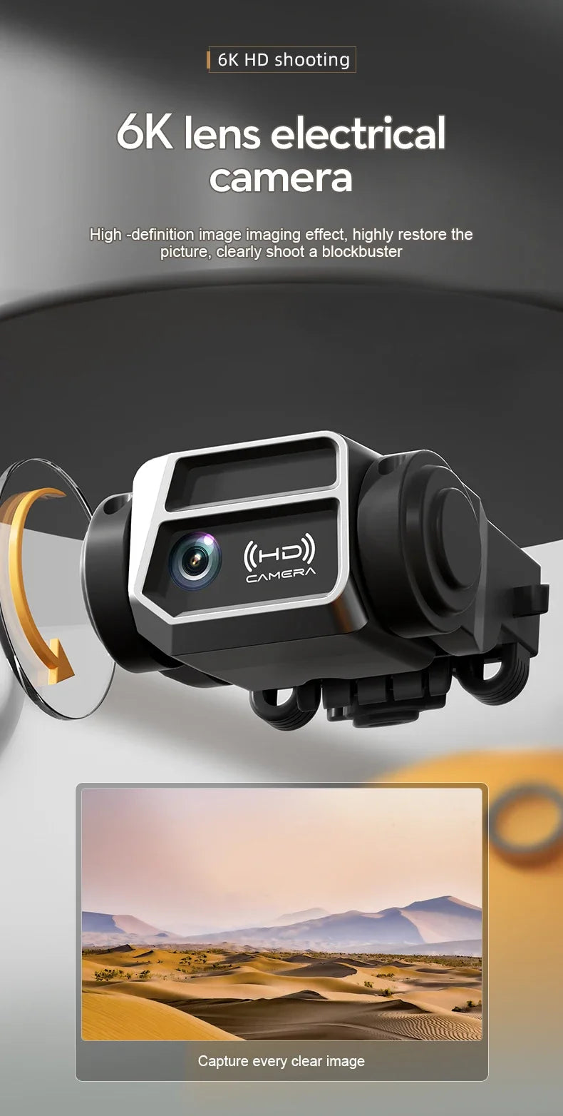 Mini Drone 4k 8K HD Camera Brushless Motor Foldable Rc Quadcoptero