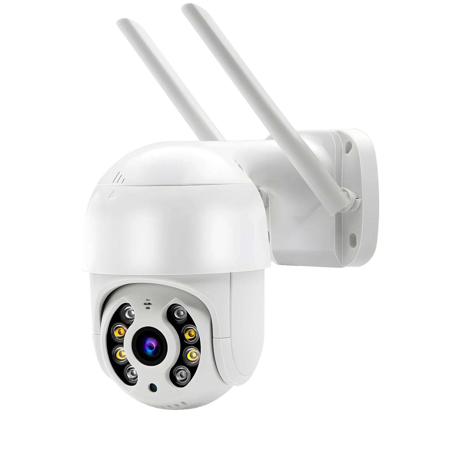 Câmera de Segurança Inteligente Icsee 4K Ultra HD - Lente Dupla, Visão Noturna Colorida e Wi-Fi Externo À Prova D'água (Linha Águia)