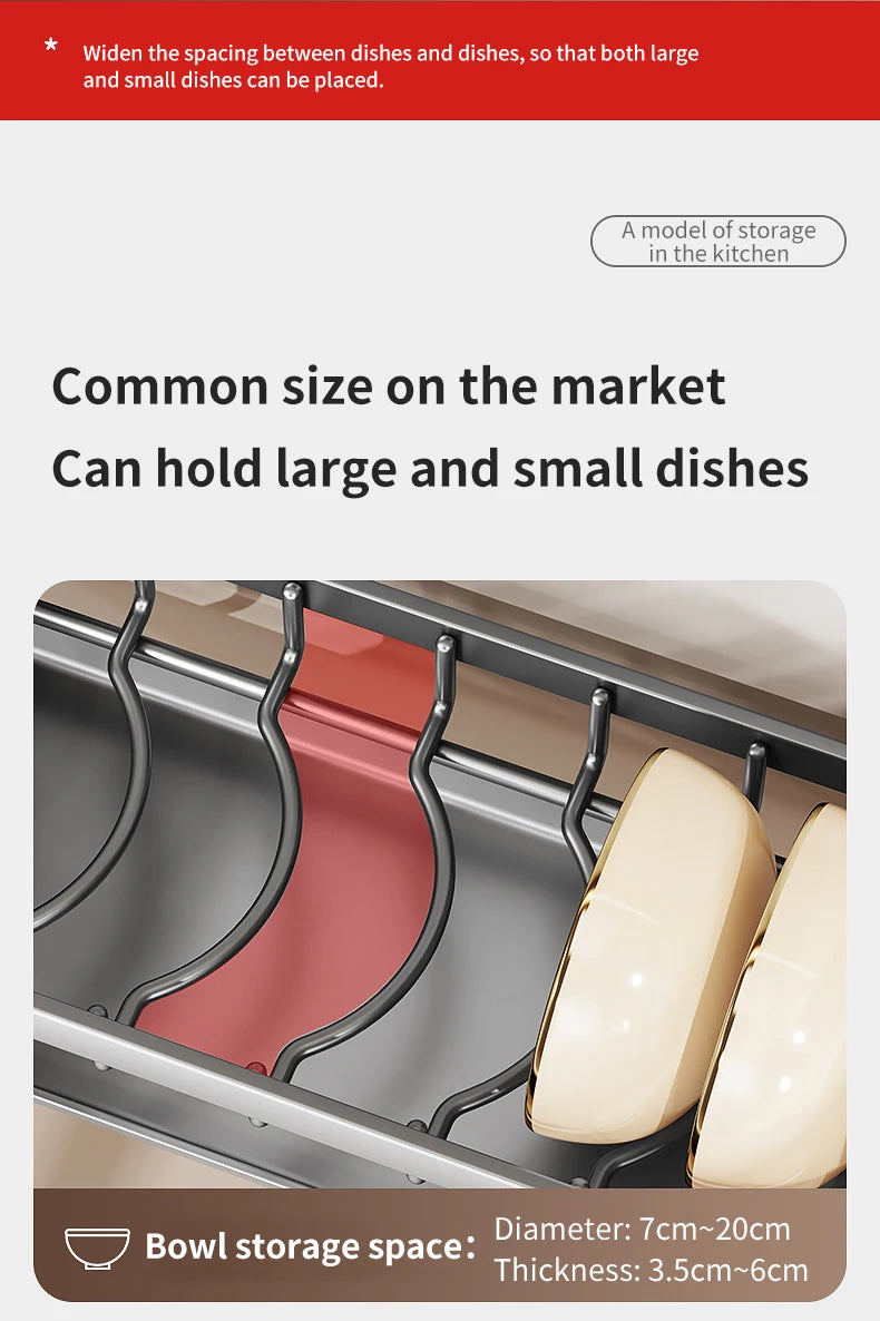 Escorredor de Louças Suspenso Premium - Aço Carbono com Drenagem e Porta Talheres