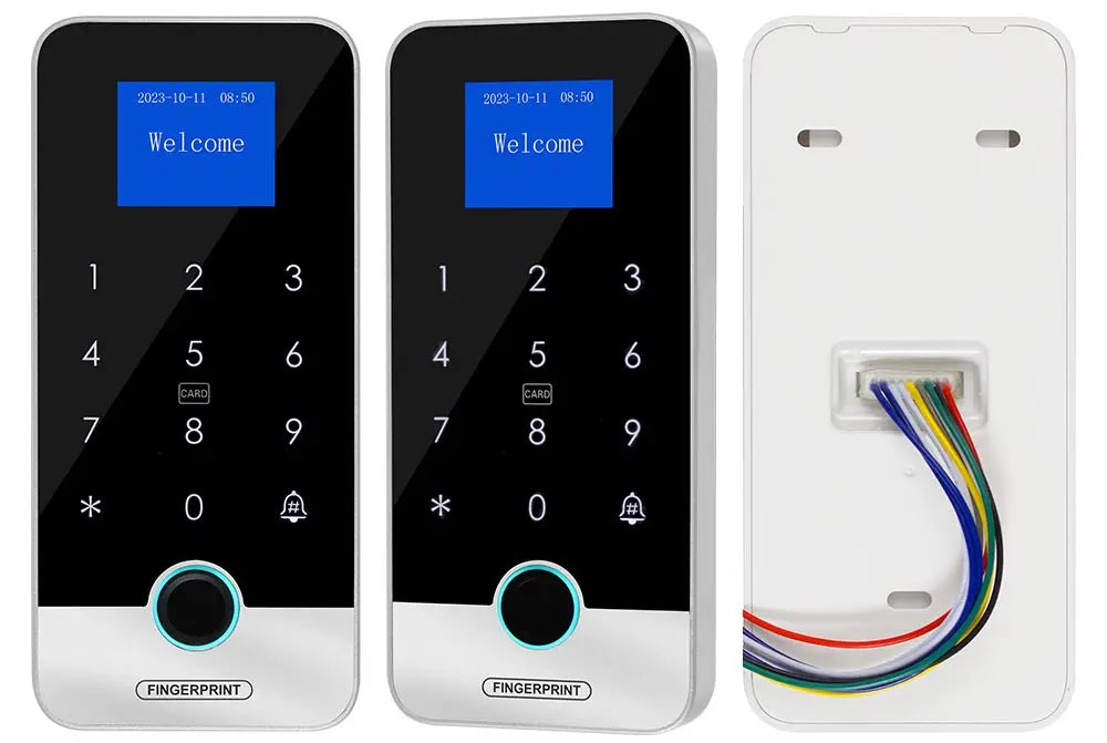 Fechadura Digital Biométrica Inteligente - Biometria, RFID e Senha | À Prova D'água IP65 e Controle via App