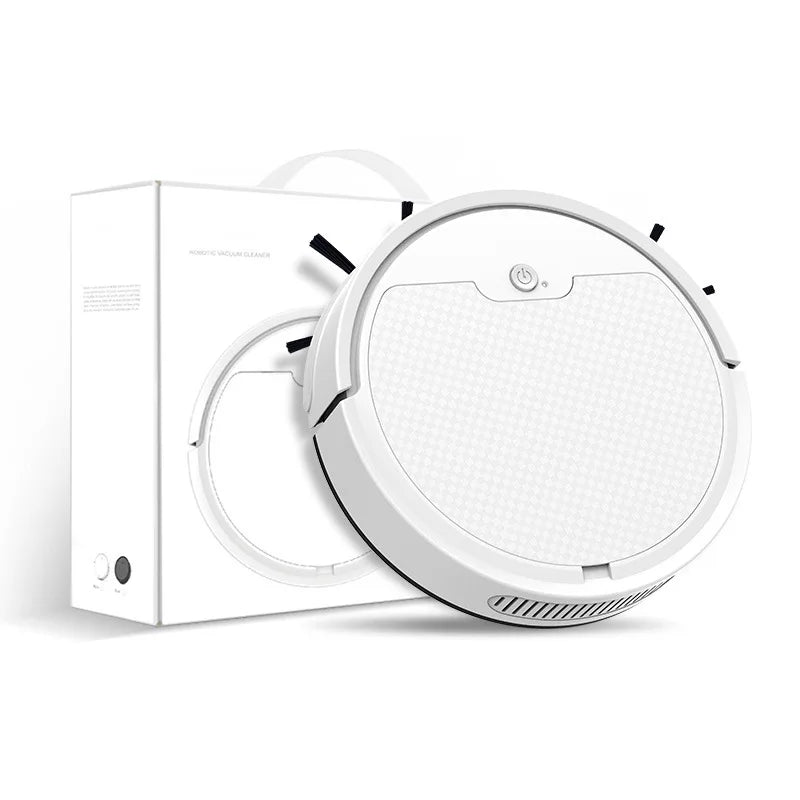 Robô Aspirador Inteligente 3 em 1: Aspira, Varre e Passa Pano | Limpeza Programada e Silenciosa para Casa Conectada