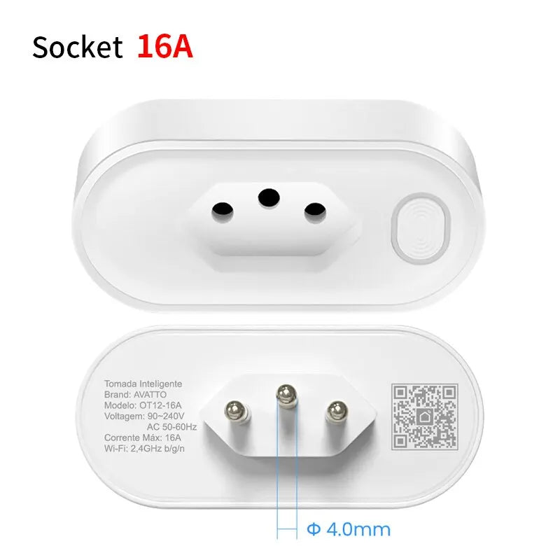 Tomada Inteligente WiFi Águia 16A: Transforme Qualquer Aparelho em Smart Compatível com  Google Home / Alexa