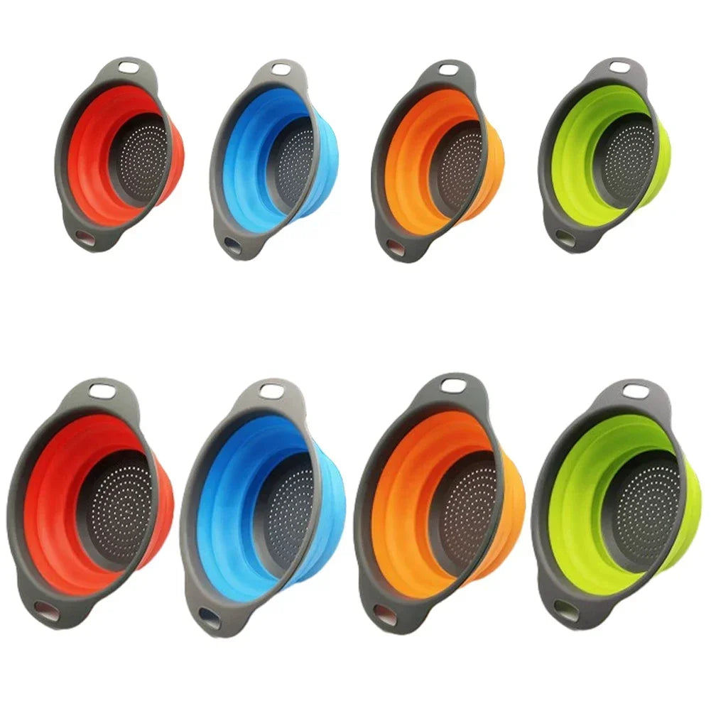 Escorredor Retrátil de Silicone Águia: Organize sua Cozinha com um Clique -  - Dobrável, Silicone, Anti Respingos, Dreno de Cozinha e Armazenamento