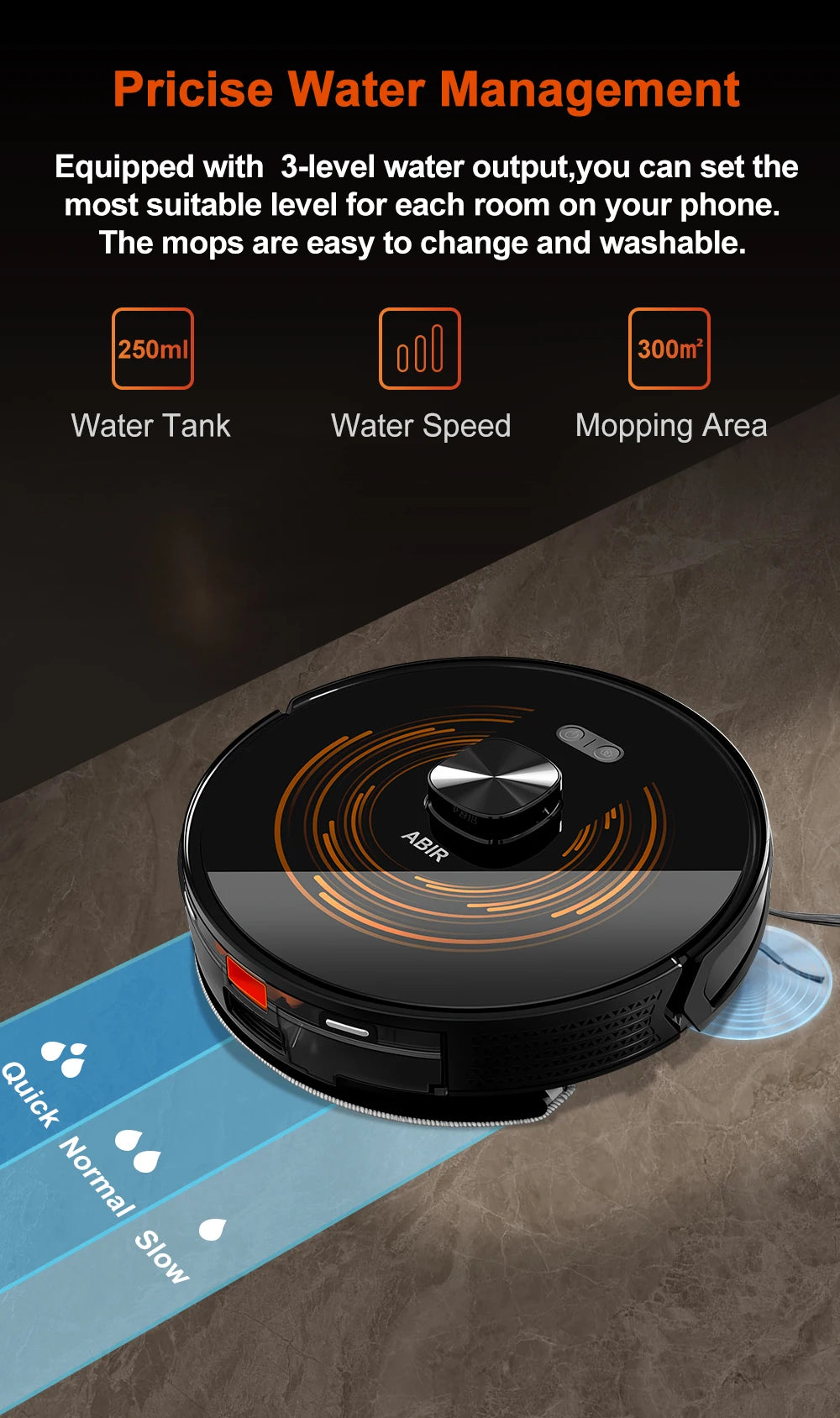 Robô Aspirador Inteligente Linha Premium Águia - Navegação Laser LiDAR, Sucção 6500Pa e Esterilização UV