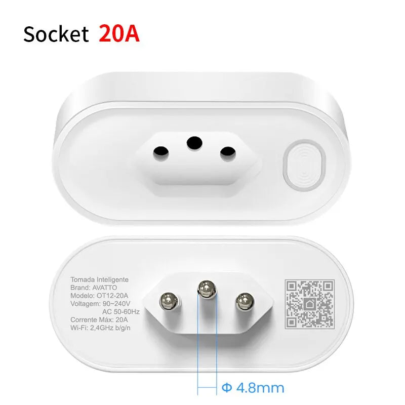 Tomada Inteligente WiFi Águia 16A: Transforme Qualquer Aparelho em Smart Compatível com  Google Home / Alexa