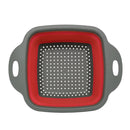 Cesta Dobrável de Silicone limpeza higienização de vegetais de frutas