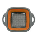 Cesta Dobrável de Silicone limpeza higienização de vegetais de frutas