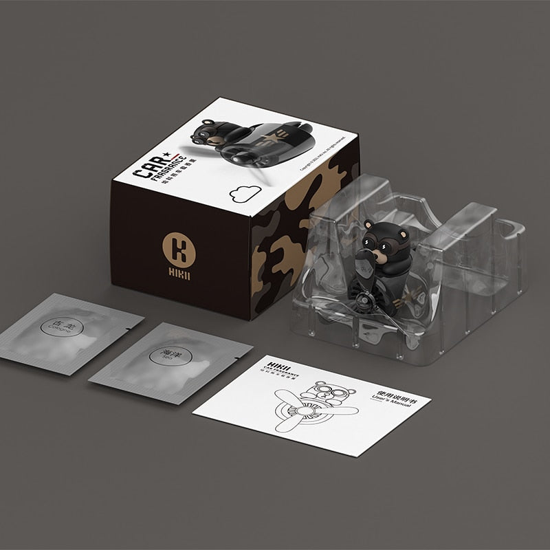 Aromatizador Purificador Automotivo Piloto Avião Difusor de Perfume Interior com Hélice