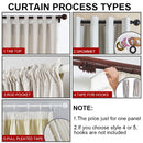 Cortina Padrão Geométrico para Quarto e Sala de Jacquard Elegant Luxury Blackout