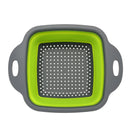 Cesta Dobrável de Silicone limpeza higienização de vegetais de frutas