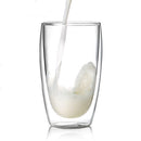 Copos Para Café Jantar Dupla Parede De Vidro Kits 1pc/2pc/4pc/6pc com capacidade variada entre 80ML 150ML 250ML 350ML 50ML