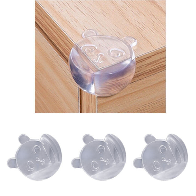 Protetor de silicone segurança do bebê borda de mesas proteção capa tomadas