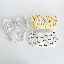 Conjunto 3 Peças Treinamento do bebê 6 Camadas Algodão Lavável Cintura Elástica 8-18kg