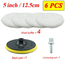 Kit Polimento Automotivo Espuma Boina Disco