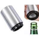 Abridor de garrafa automático criativo em aço inoxidável pressione para abrir