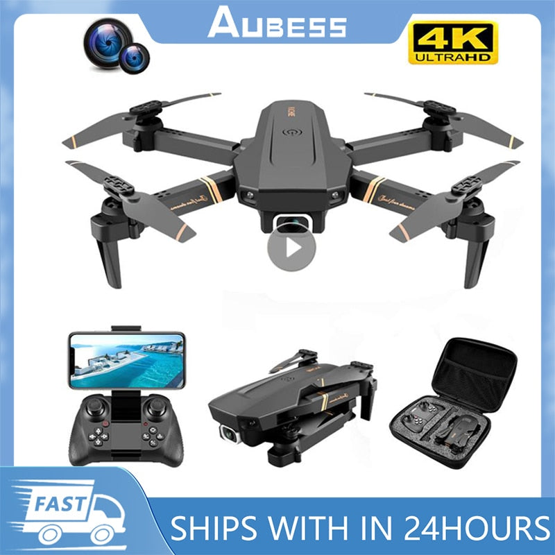 Drone V4 Zangão 4k - Acompanha Bateria Câmera - quadcopter real-time drone de transmissão