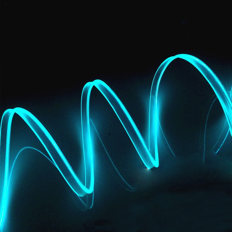 Luz de carro led 1pc 5m decoração automática lâmpada ambiente