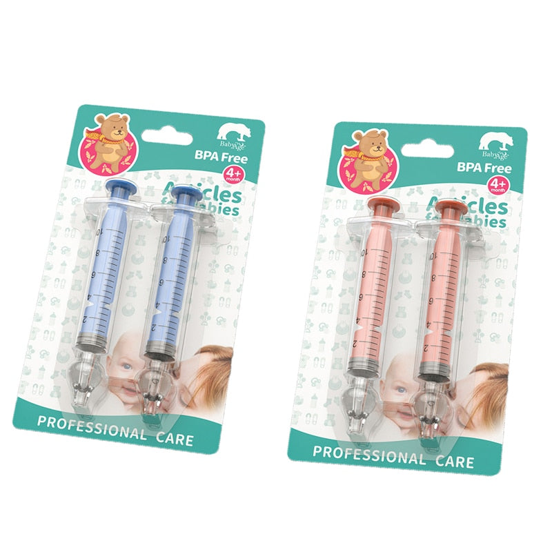 Seringa Ergonômica Cabeça Silicone Tubo Nasal Baby Care 10ML/20ML