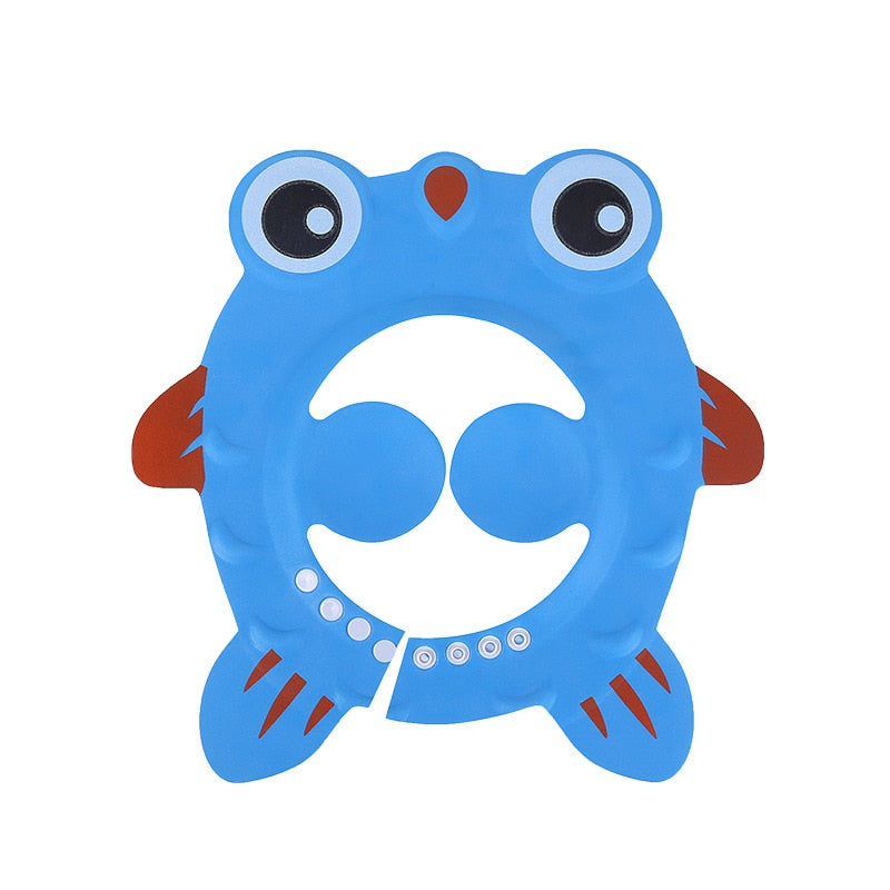 Chuveiro do bebê tampão macio ajustável lavagem de cabelo chapéu para crianças