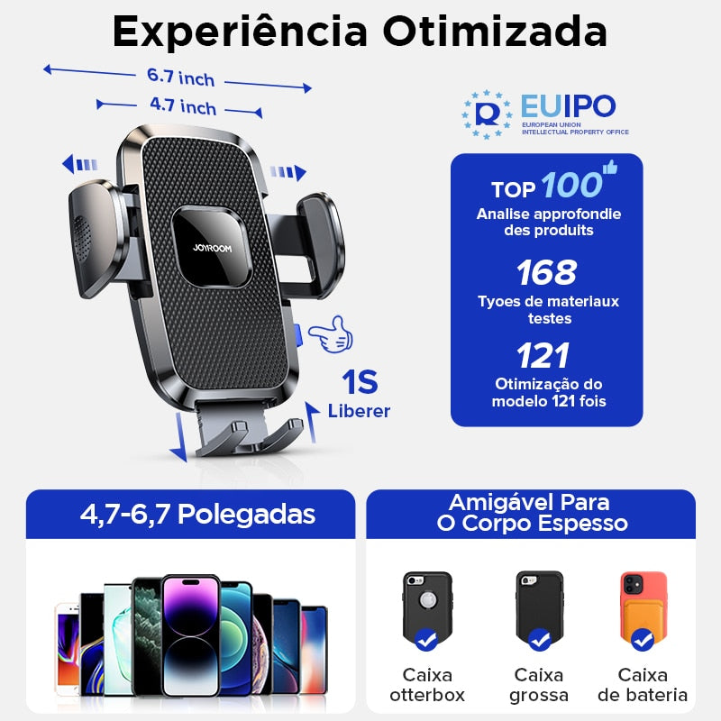 Suporte do Telefone 360 ° mais largo Braço Longo e Flexível
