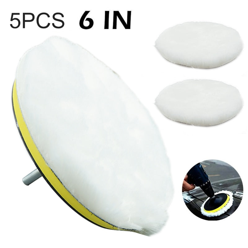 Kit Polimento Automotivo Espuma Boina Disco