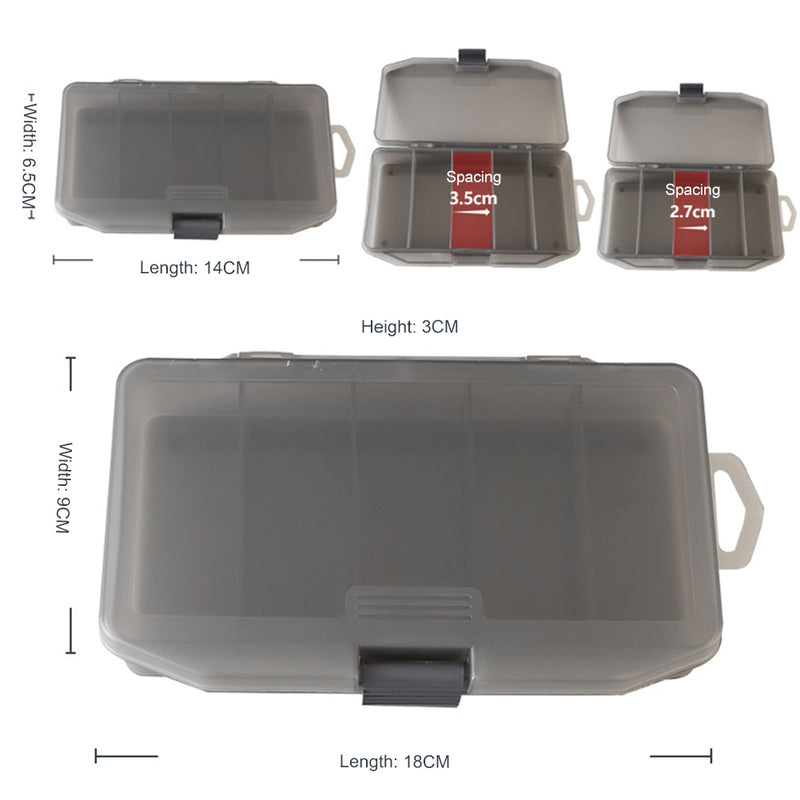 Caixa de Plástico para Armazenamento de Equipamentos de Pesca