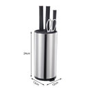 Novo Escorredor de talheres em aço inoxidável sistema de drenagem no fundo