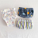 Conjunto 3 Peças Treinamento do bebê 6 Camadas Algodão Lavável Cintura Elástica 8-18kg