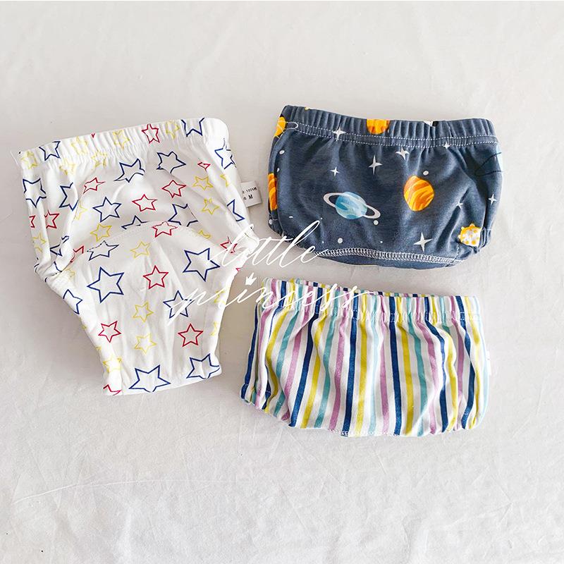 Conjunto 3 Peças Treinamento do bebê 6 Camadas Algodão Lavável Cintura Elástica 8-18kg