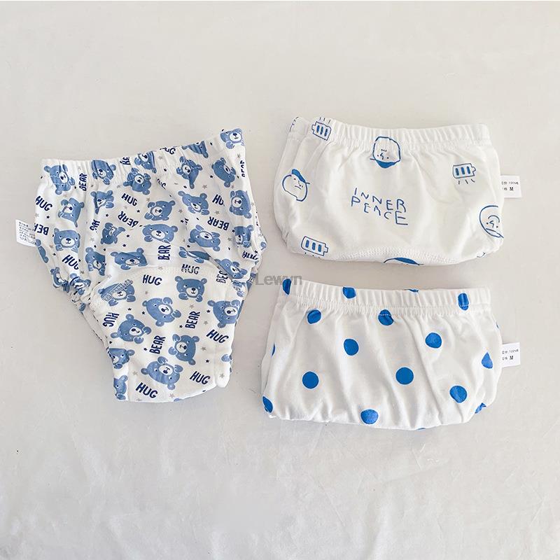 Conjunto 3 Peças Treinamento do bebê 6 Camadas Algodão Lavável Cintura Elástica 8-18kg