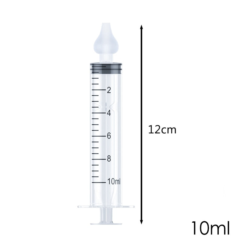 Tubo Seringa Ergonômica Baby Care Nasal 1/2Unidades 10ML