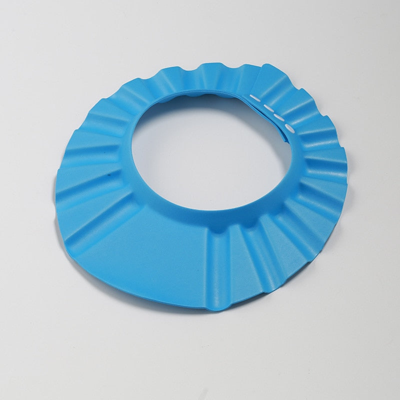 Chuveiro do bebê tampão macio ajustável lavagem de cabelo chapéu para crianças