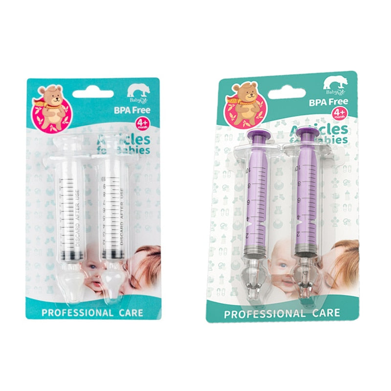 Seringa Ergonômica Cabeça Silicone Tubo Nasal Baby Care 10ML/20ML